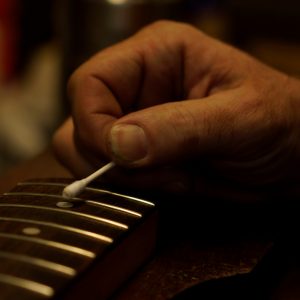 Fretboard work requires careful attention to detail